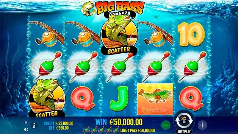 Mecánica del juego Big Bass Bonanza