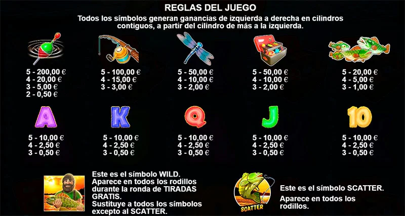 Símbolos juego 